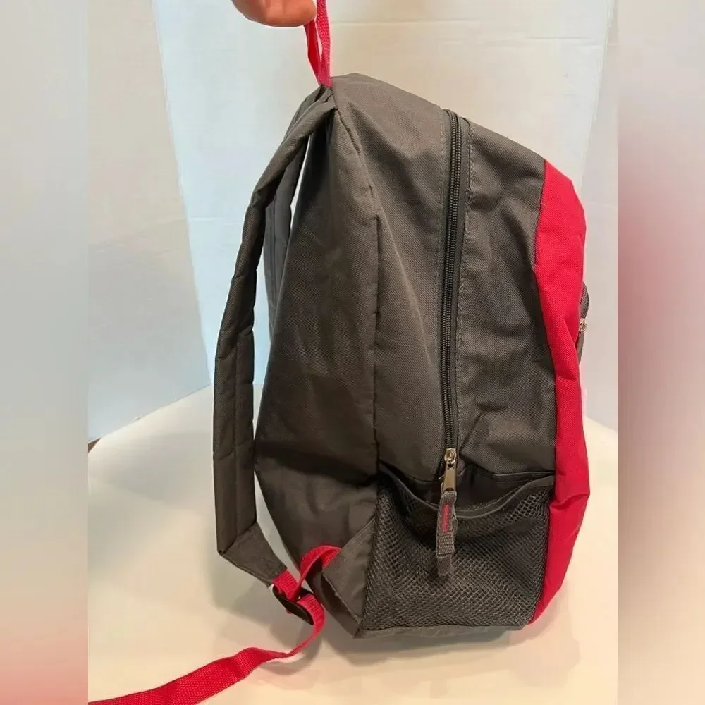 Mountain Edge 17'' Bungee Front Pocket Backpack Red One Size